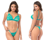 Ensemble deux pièces Mapale 8949, couleur sarcelle sauvage